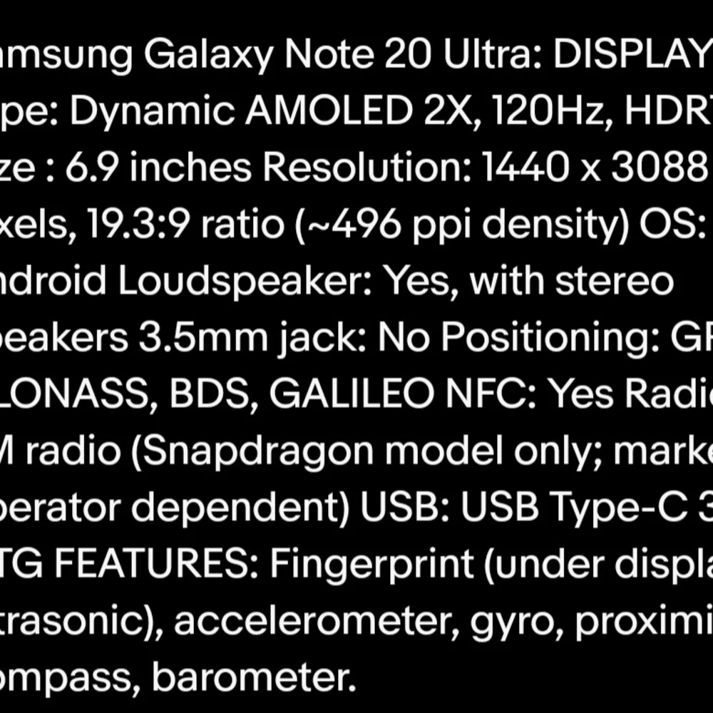Samsung Smartphone in Black and Purple with Stylus
